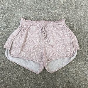 Pink and White American Eagle Shorts